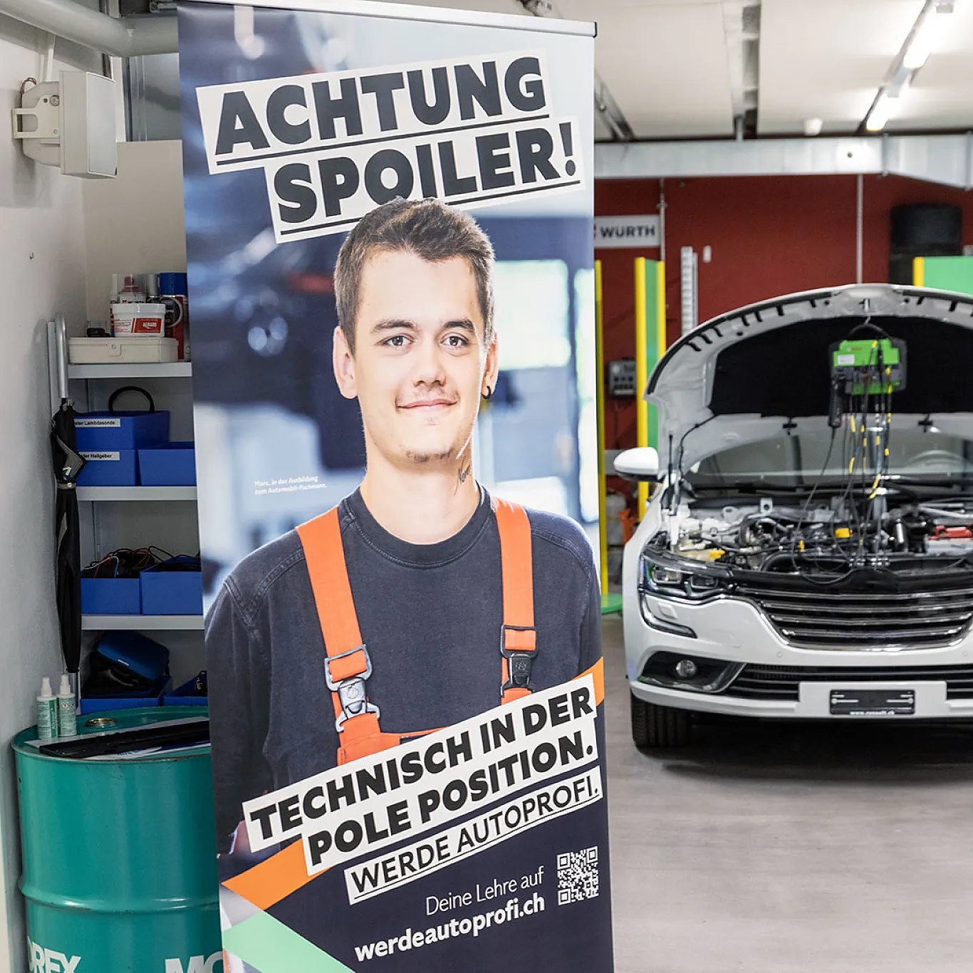 Werde Autoprofi . Roll-up