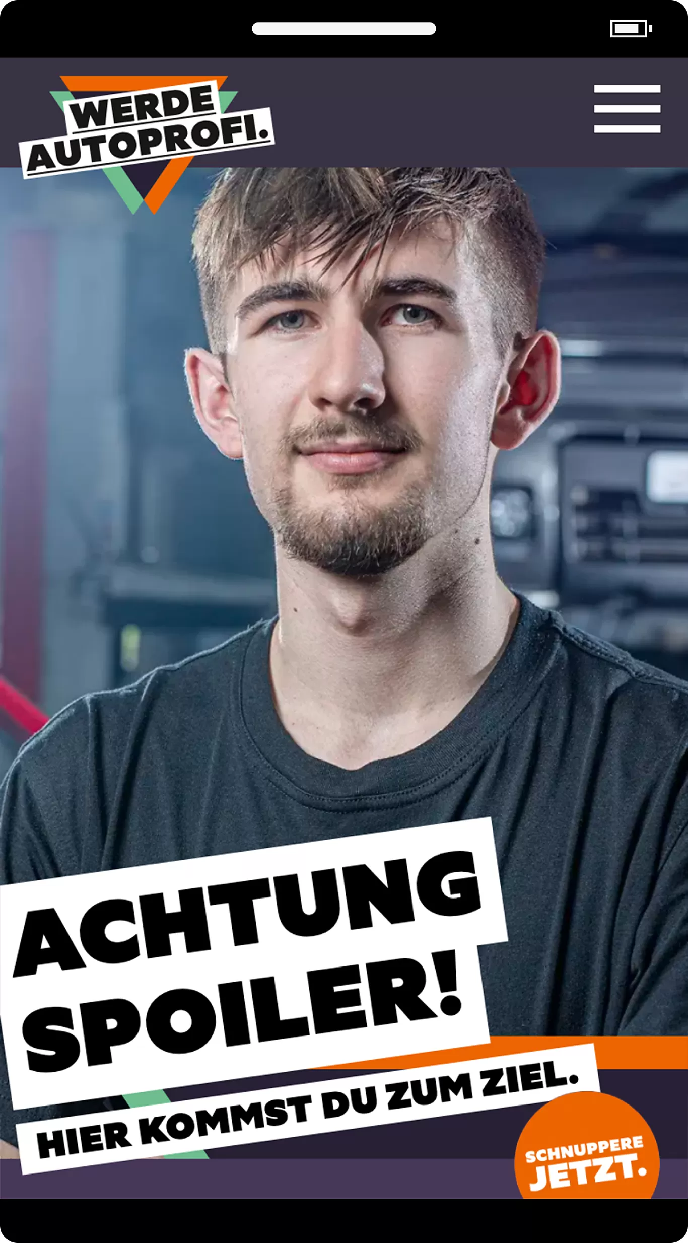 Werde Autoprofi . Website . Mobile Werde Autoprofi . Website . Mobile